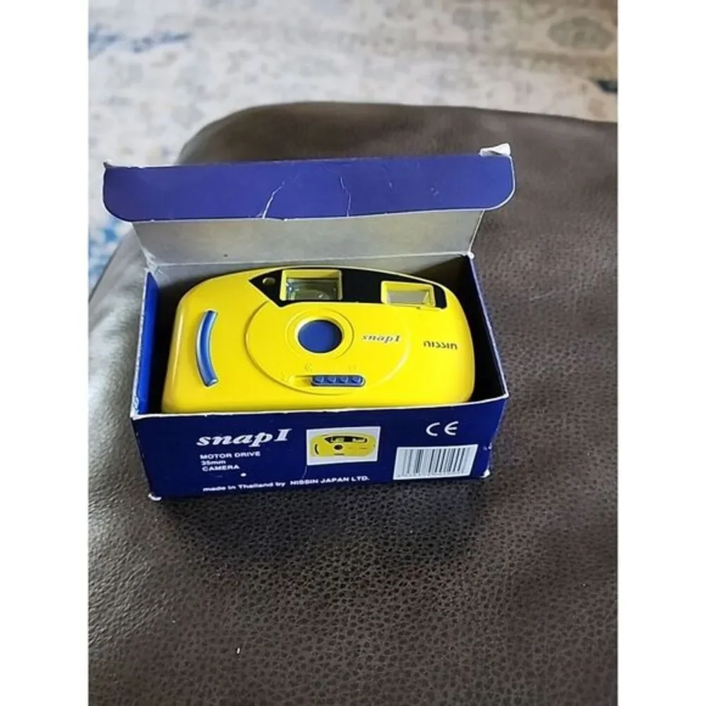 Rare NIB Nissin Snap I 35mm‎ Film Motor Drive Camera With Built In Flash